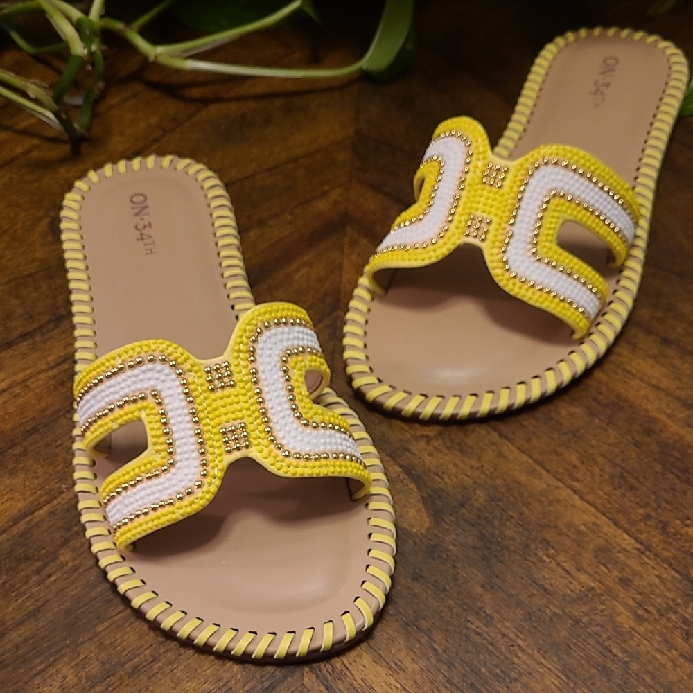 On 34th Mansi Beaded Sandals